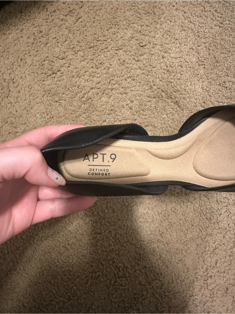Apt. 9 Black Pointed D'Orsay Stiletto Pumps